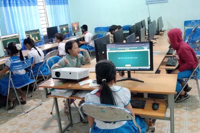 TRƯỜNG TIỂU HỌC TỊNH BÌNH TỔ CHỨC KÌ THI IOE CẤP TRƯỜNG NĂM HỌC 2025-2026